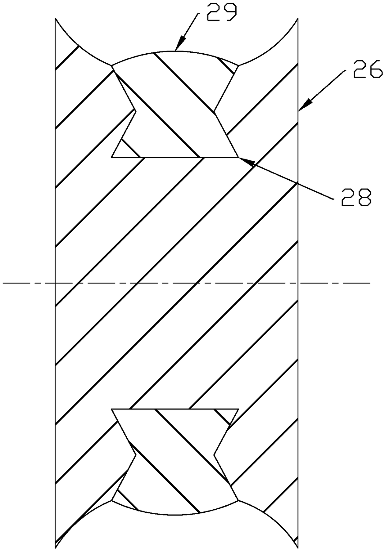 Vertical rounding machine