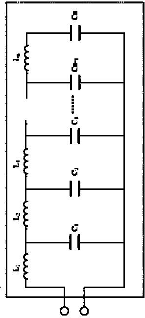 Pulse forming network based on double-capacitor structure