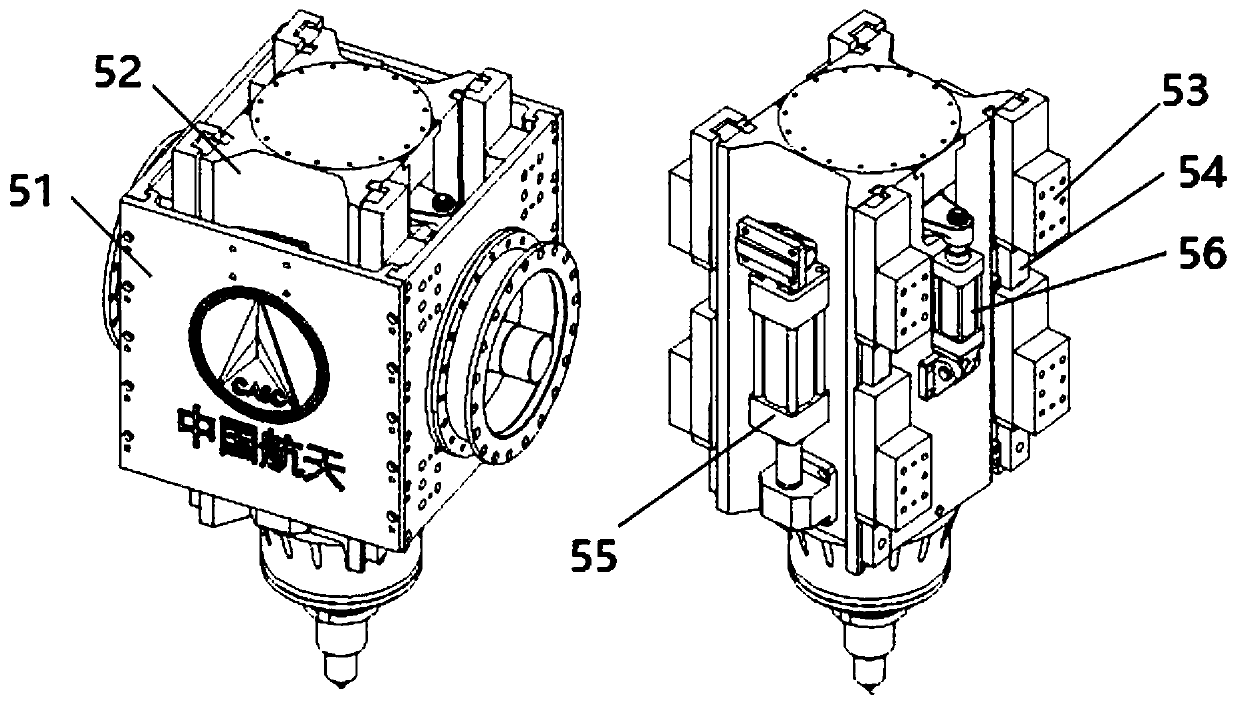 Hydraulically-driven constant-pressure constant-displacement friction stir welding spindle unit