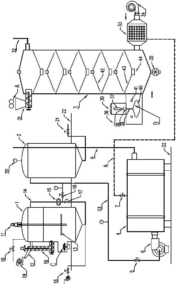 Convex rib roller type comprehensive straw treatment device with crushing treatment function