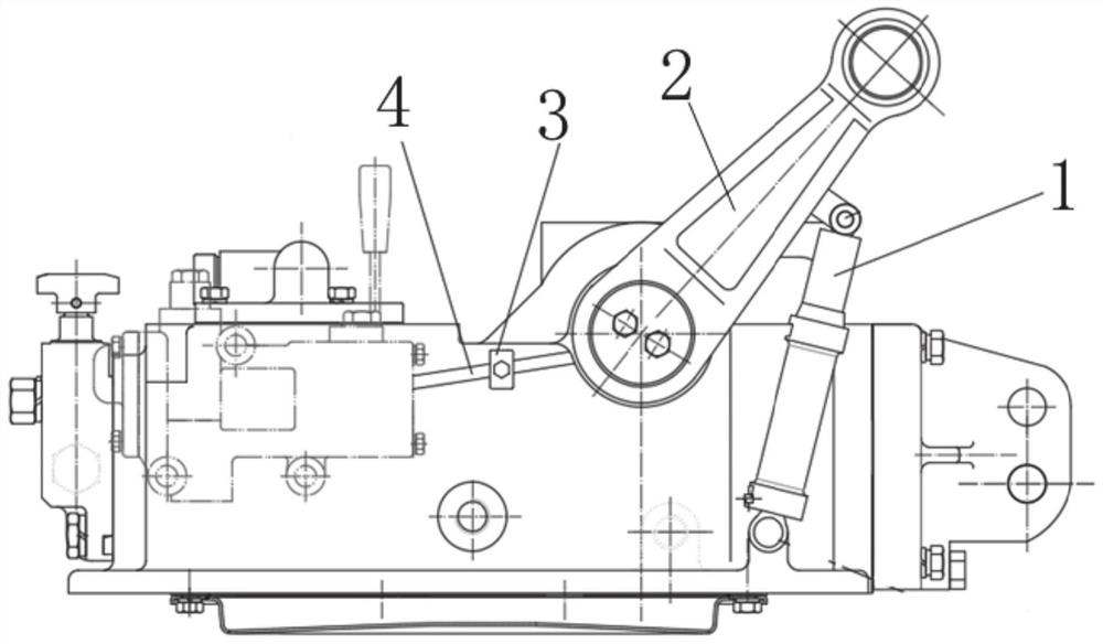 Lifter control method based on proportional control valve