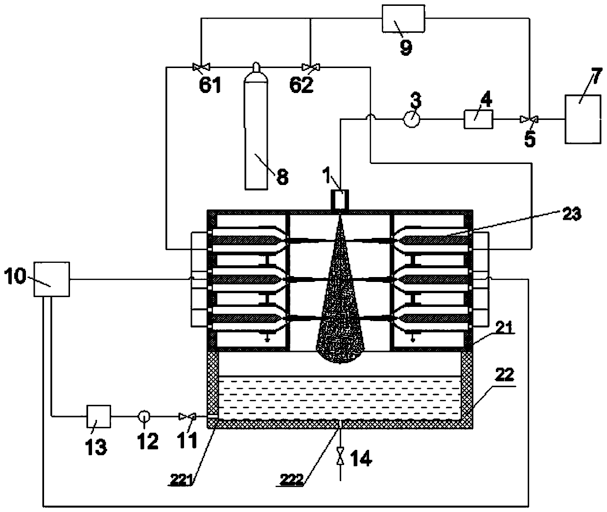 Medical wastewater treatment method