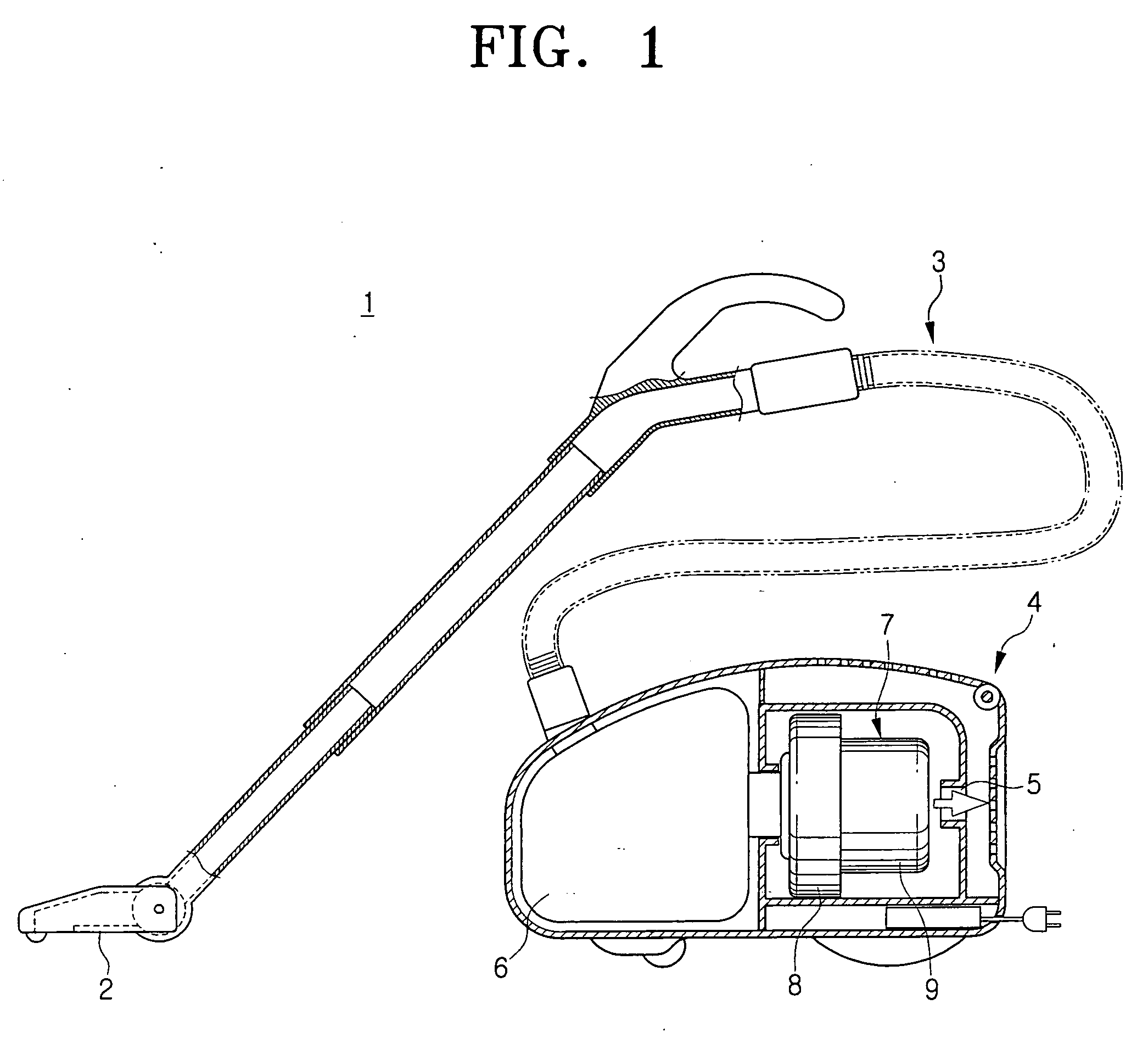 Fan assembly for vacuum cleaner