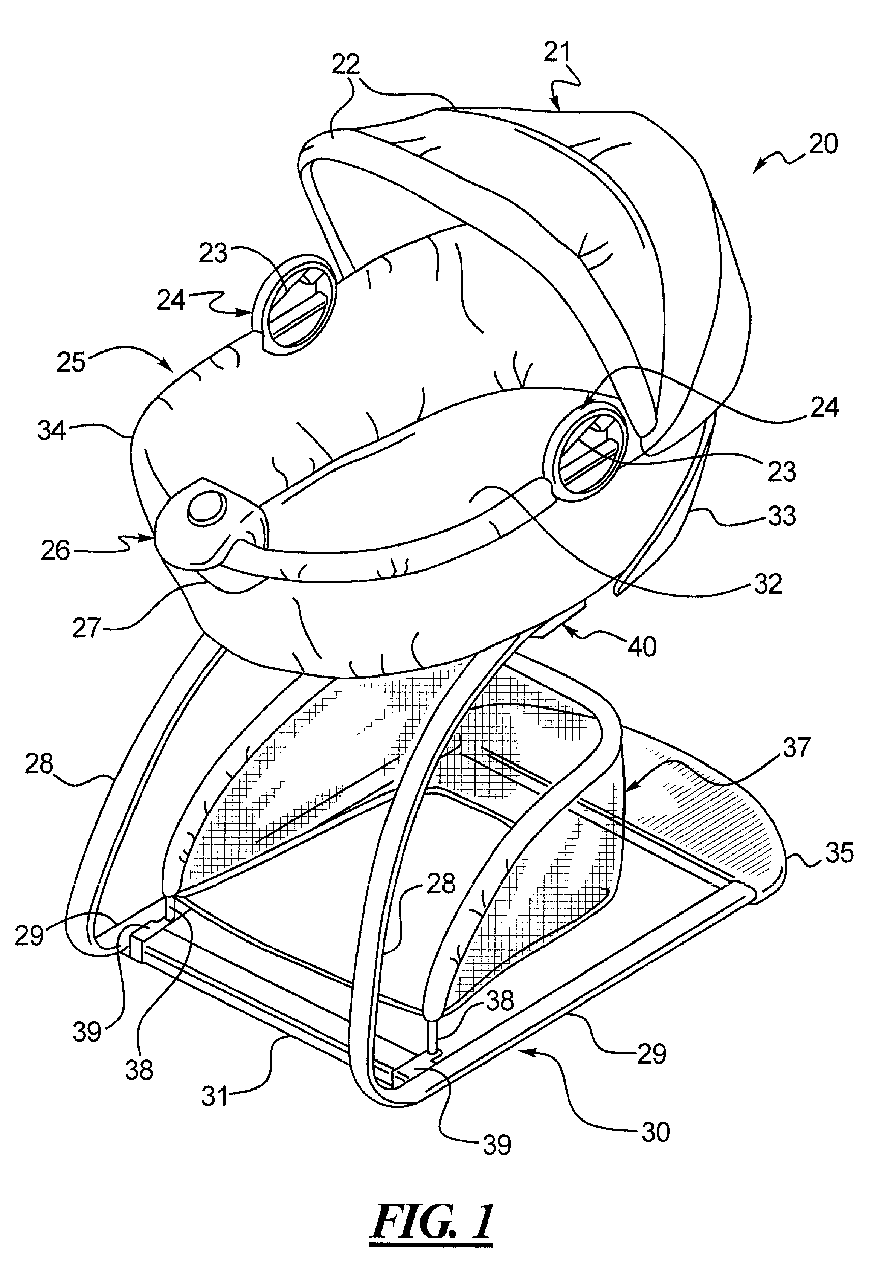 Combination Bassinet and Toddler Chair