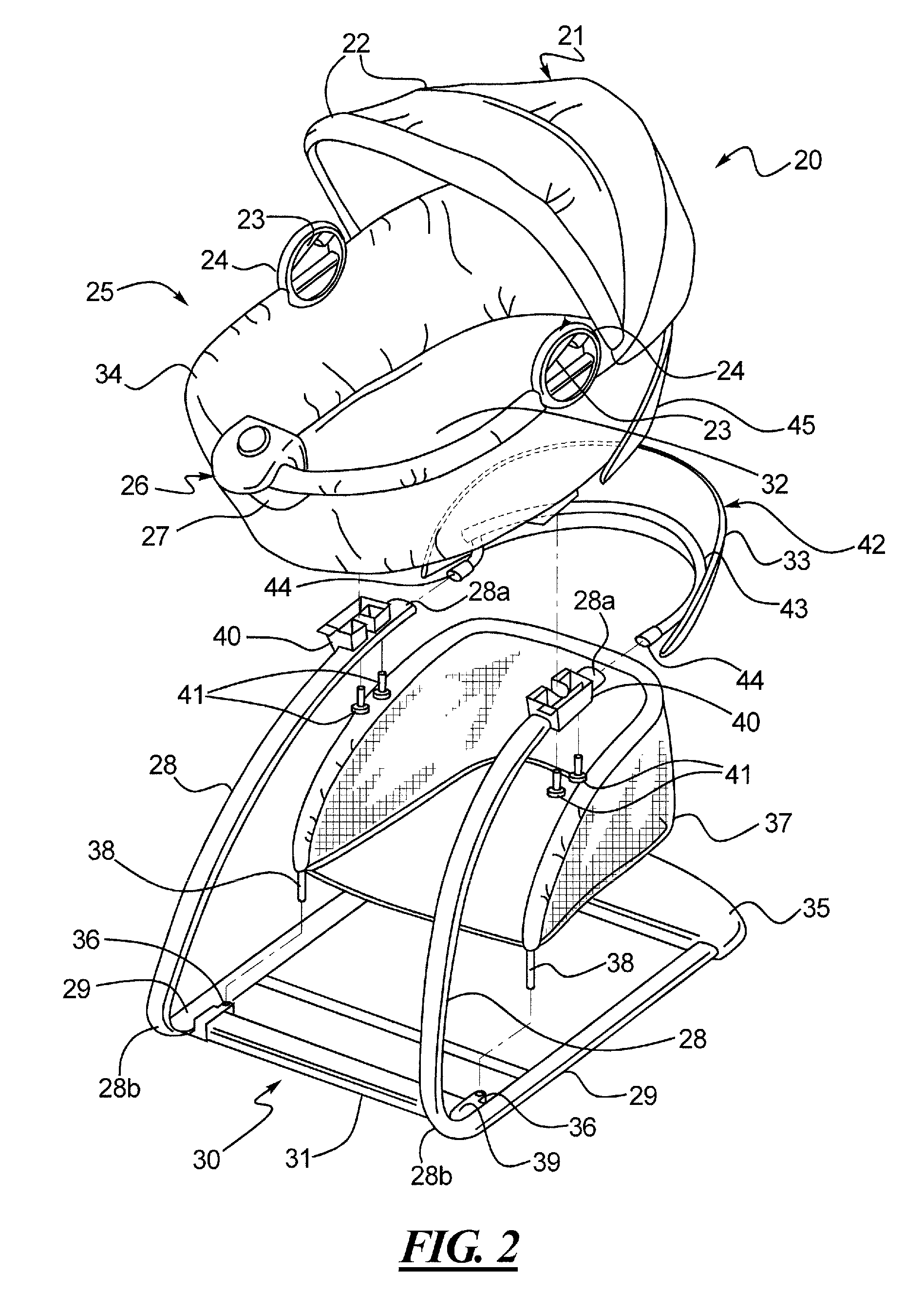 Combination Bassinet and Toddler Chair