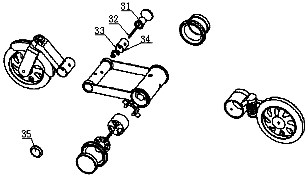 Box-type folding electric motorcycle and folding method thereof