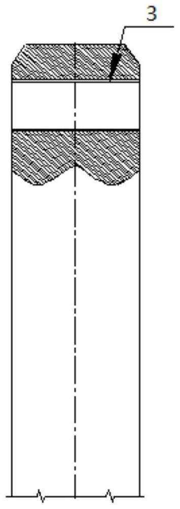 Repair method suitable for deformation of hanging hole of anode guide rod