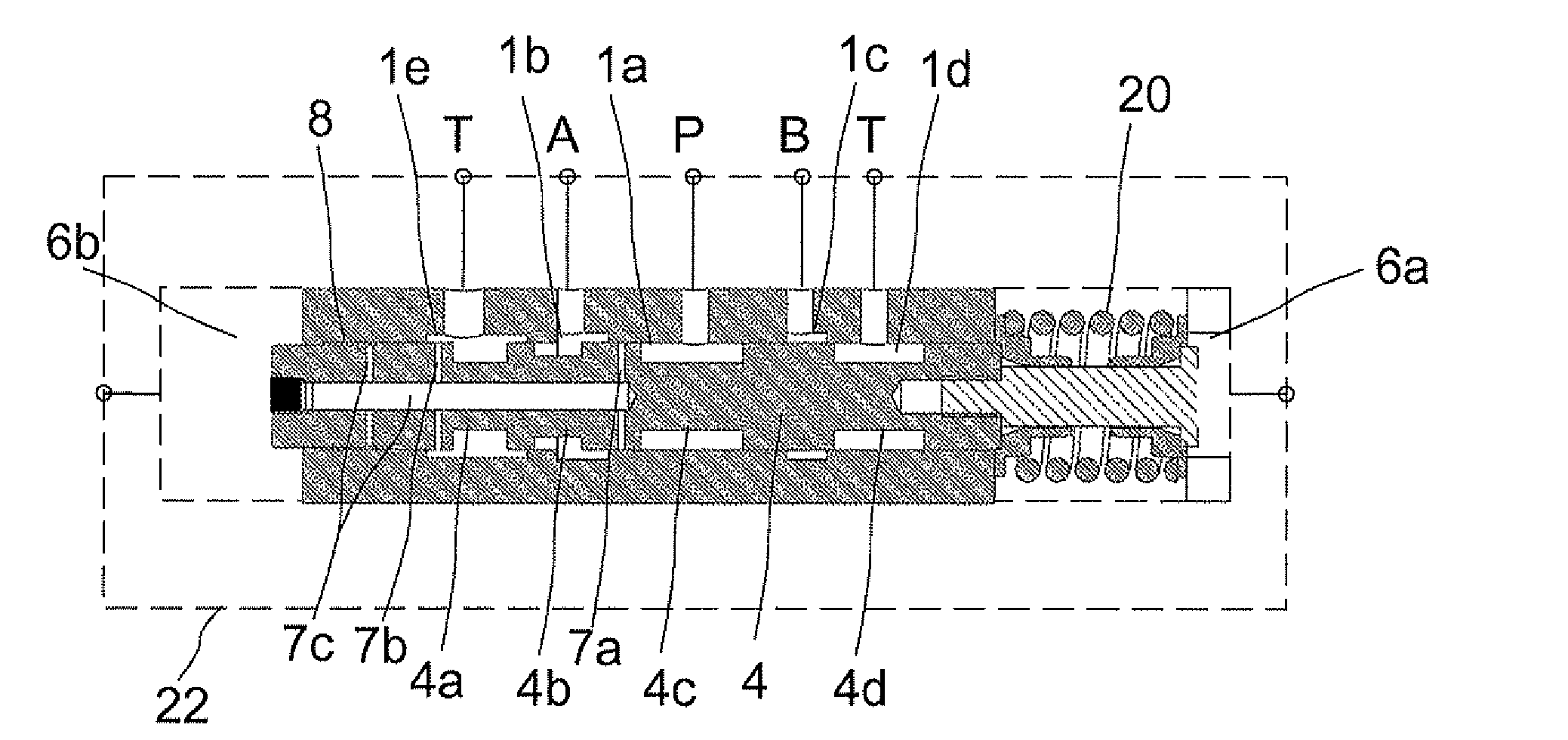 Directional valve equipped with pressure control