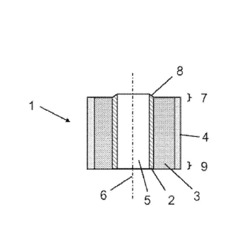 Elastomer-metal bearing