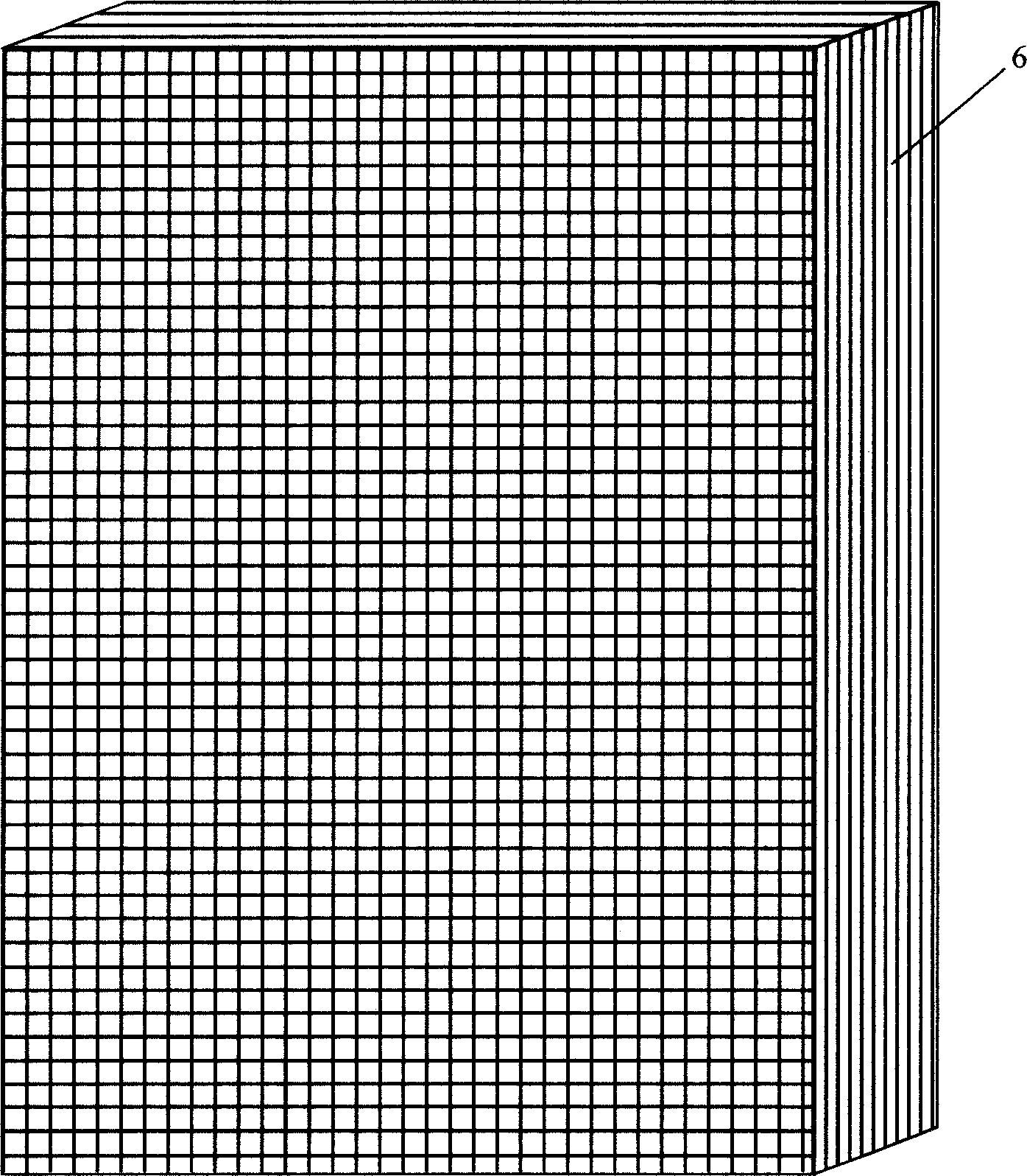 Hot water evaporimeter of solar heat energy conversion system