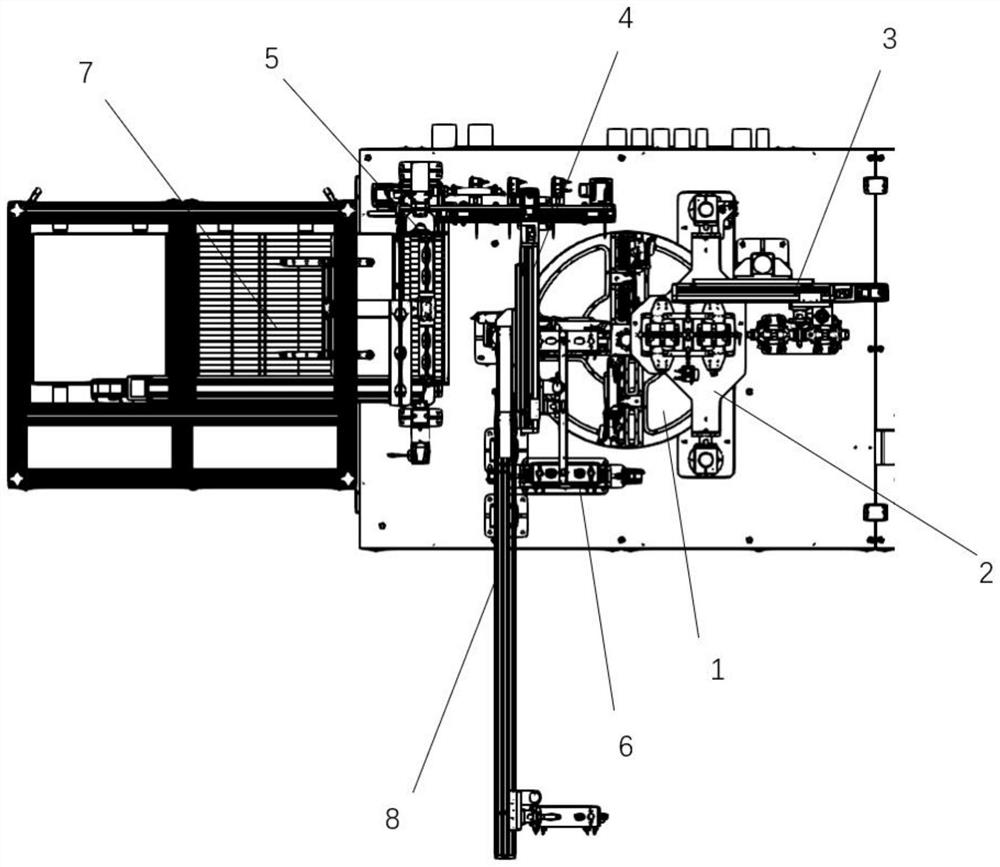 A kind of assembly mechanism of electric core into casing