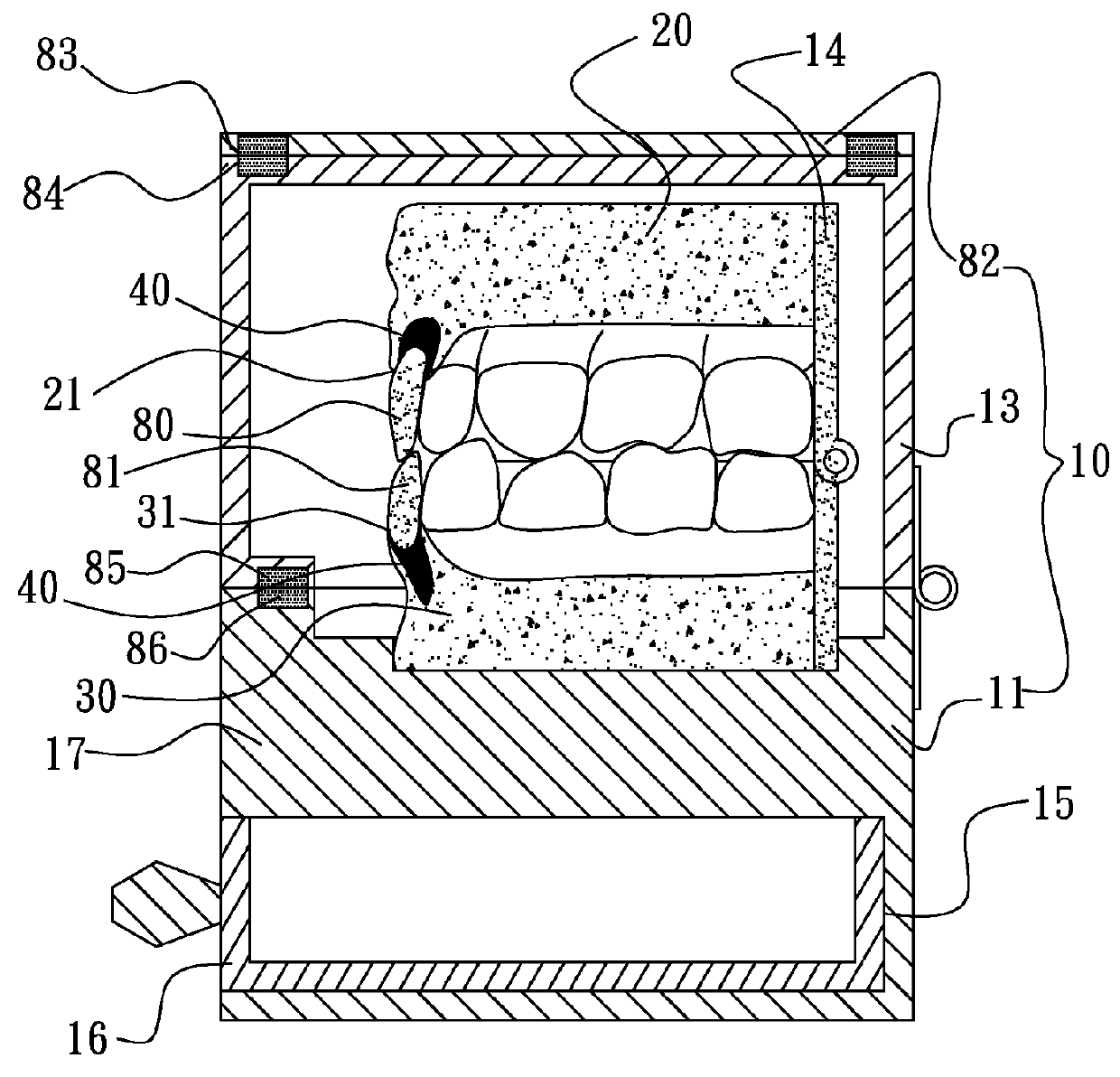 Deciduous teeth storage device