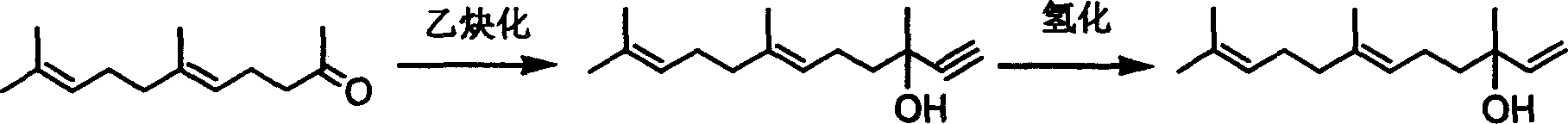 Method for preparing alpha, beta unsaturated alcohol from compound of ketone or aldehyde containing carbonyl