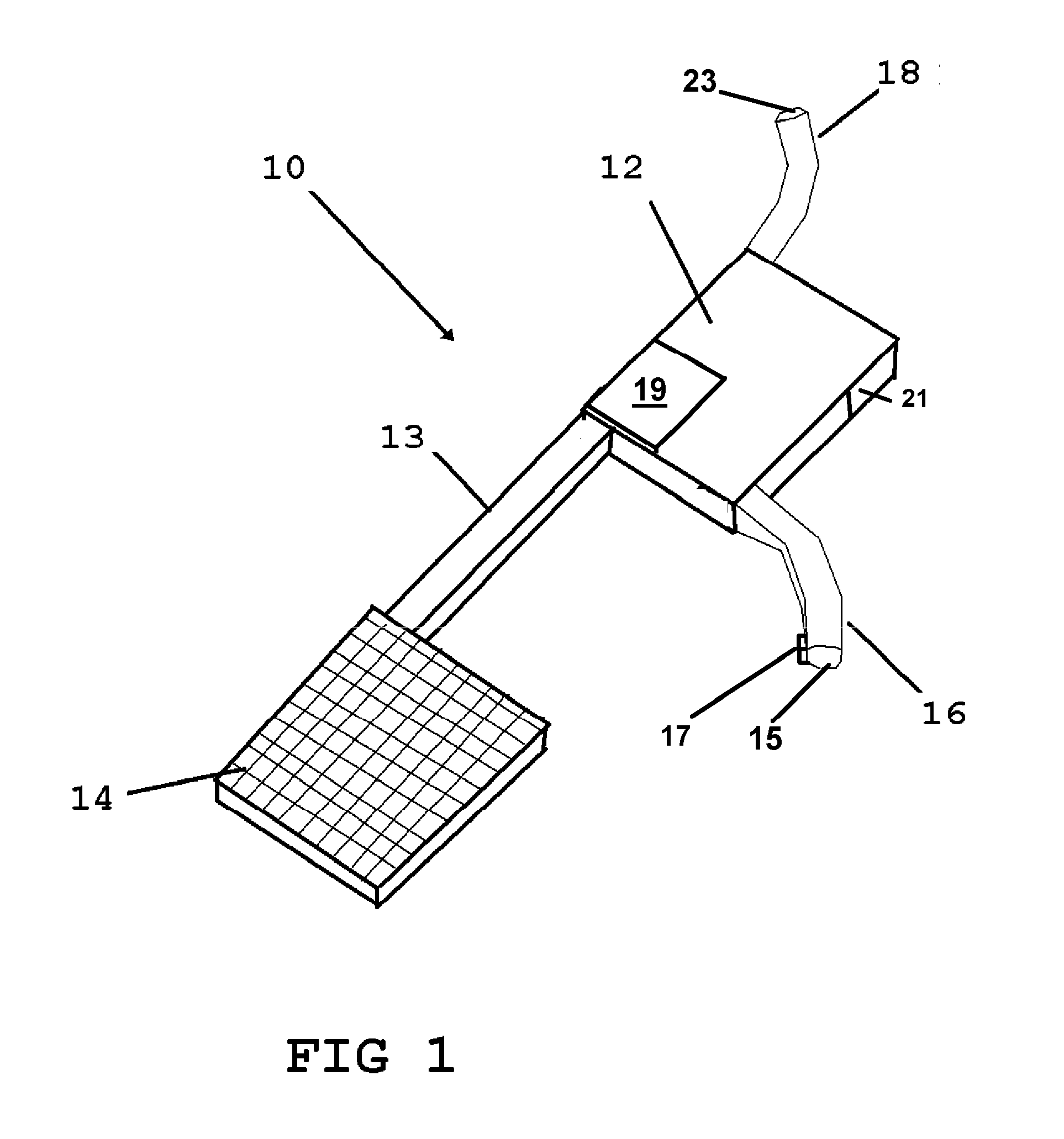 Apparatus and method for lowering intraocular pressure in an eye