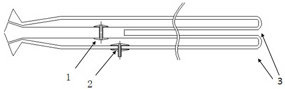 High-pressure lap-joint-free double-airbag rubber dam and production process thereof