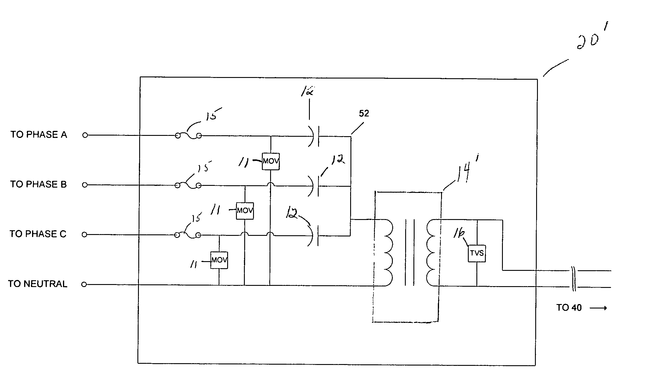 Method and apparatus for attaching power line communications to customer premises