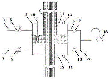 Plate slab flame spray gun cutting height control system and using method thereof