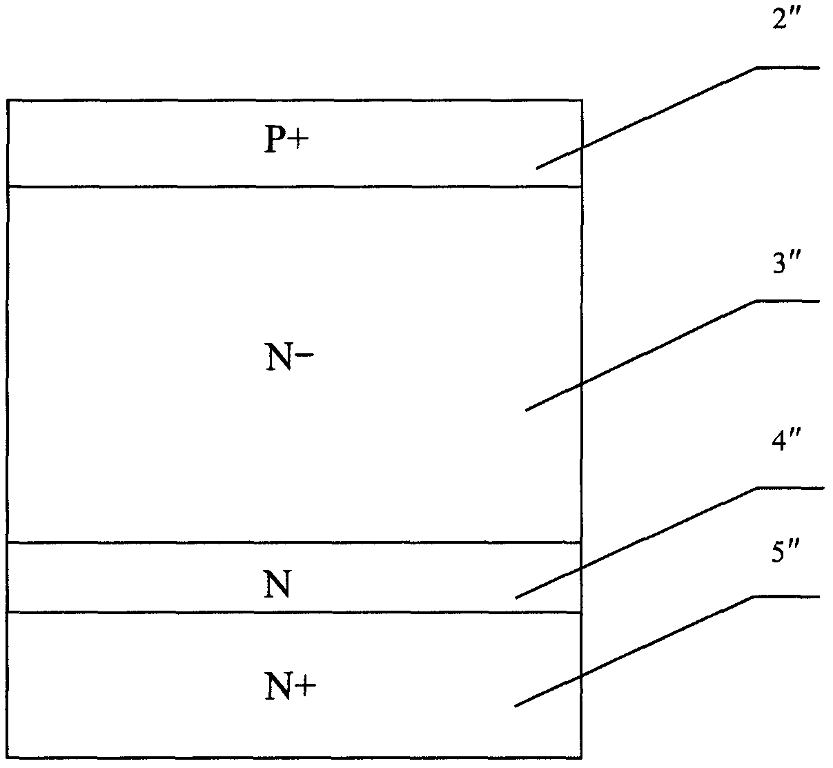 Method for manufacturing planar high-voltage ultrafast soft recovery diode