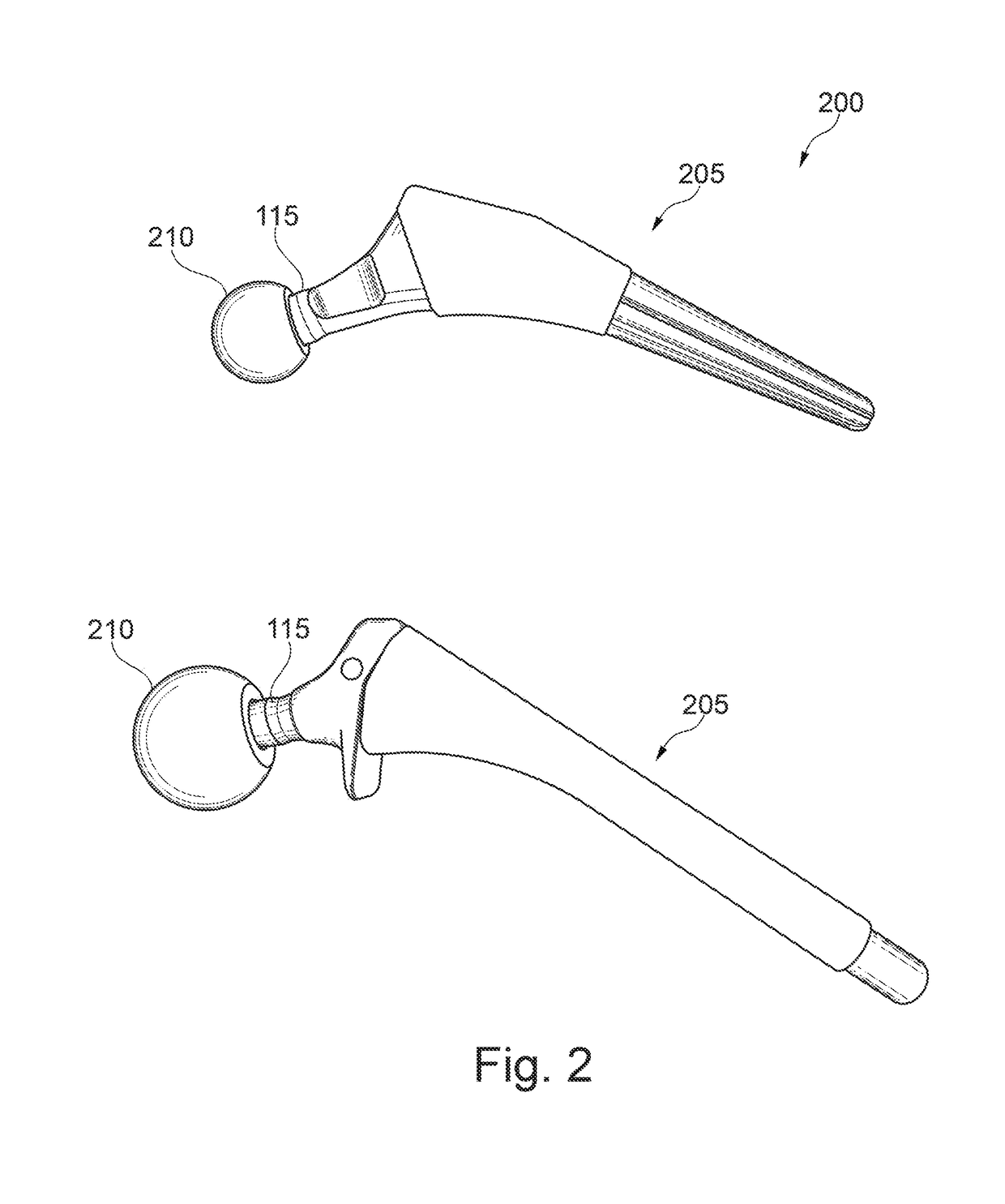 Mechanical assembly including exterior surface preparation