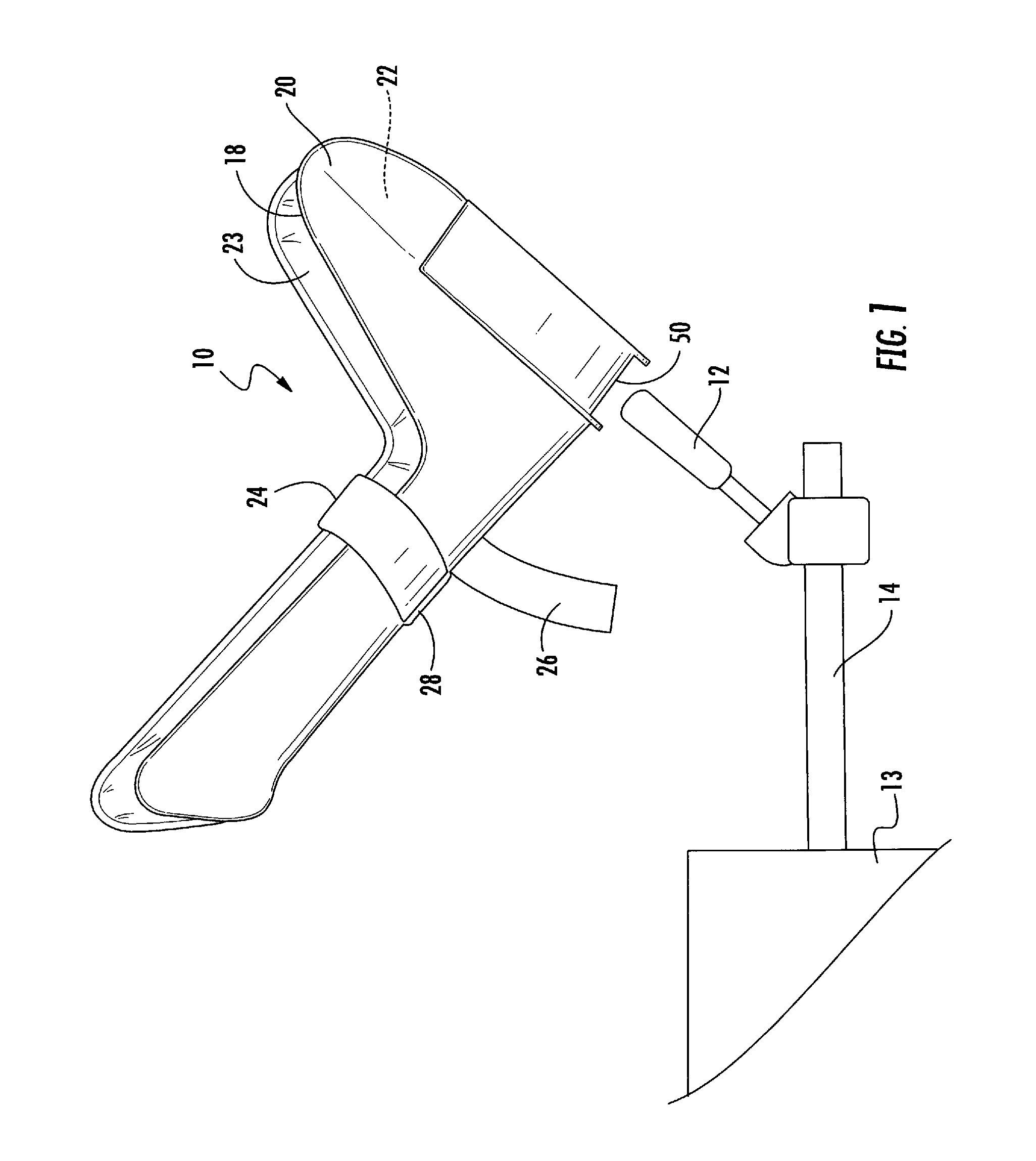 Portable stirrup with leg support