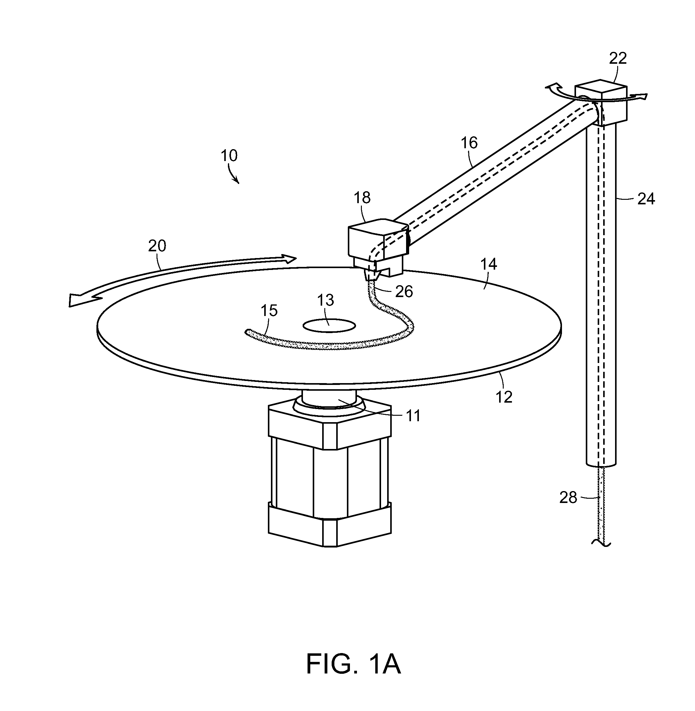 3D printer system having a rotatable platform, metal flake filament, multiple heaters, and modularity