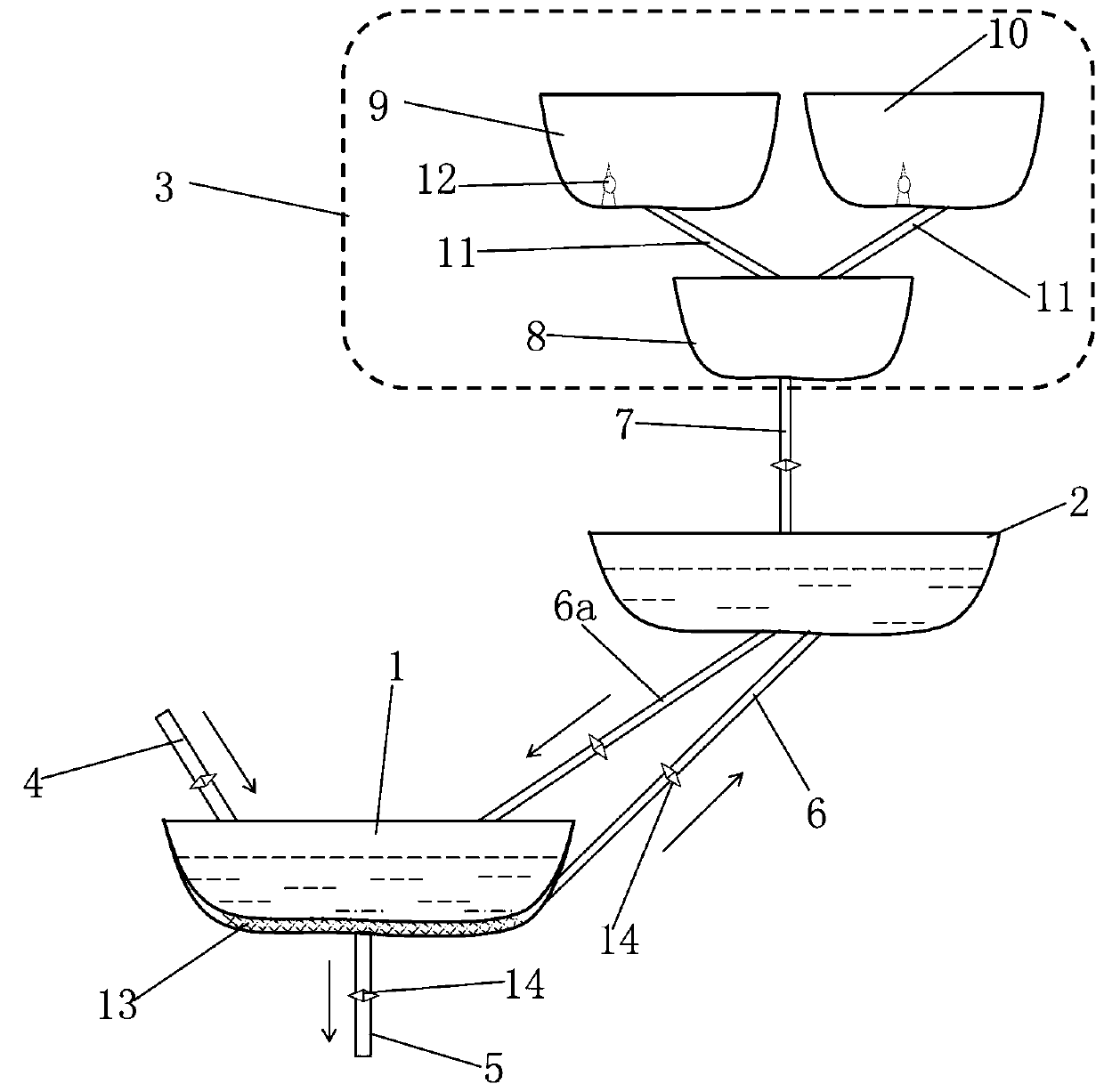 Water supply tank disinfection and sterilization device