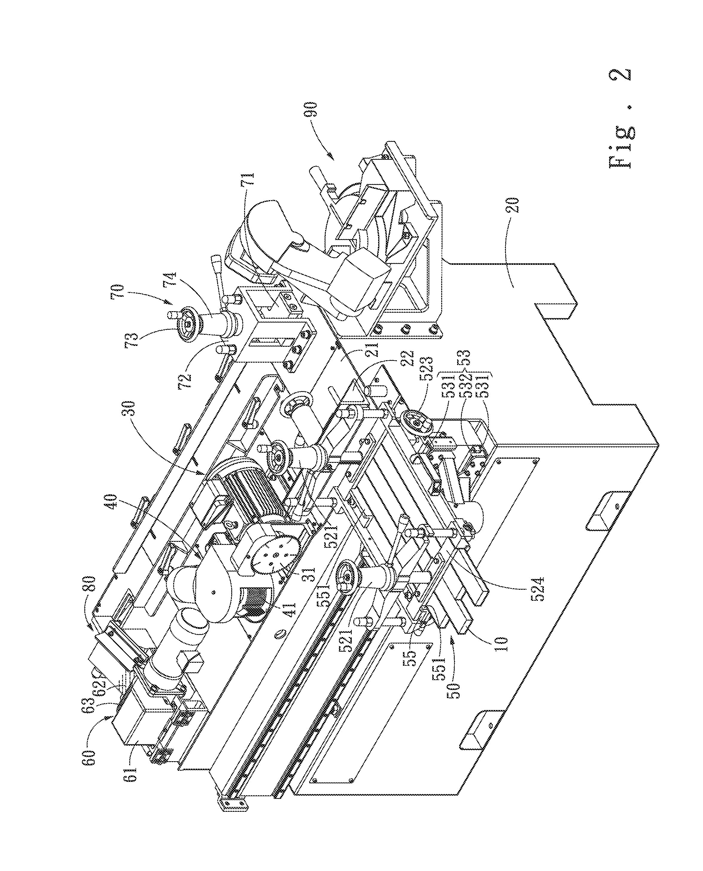 Wooden tenon press and connection machine