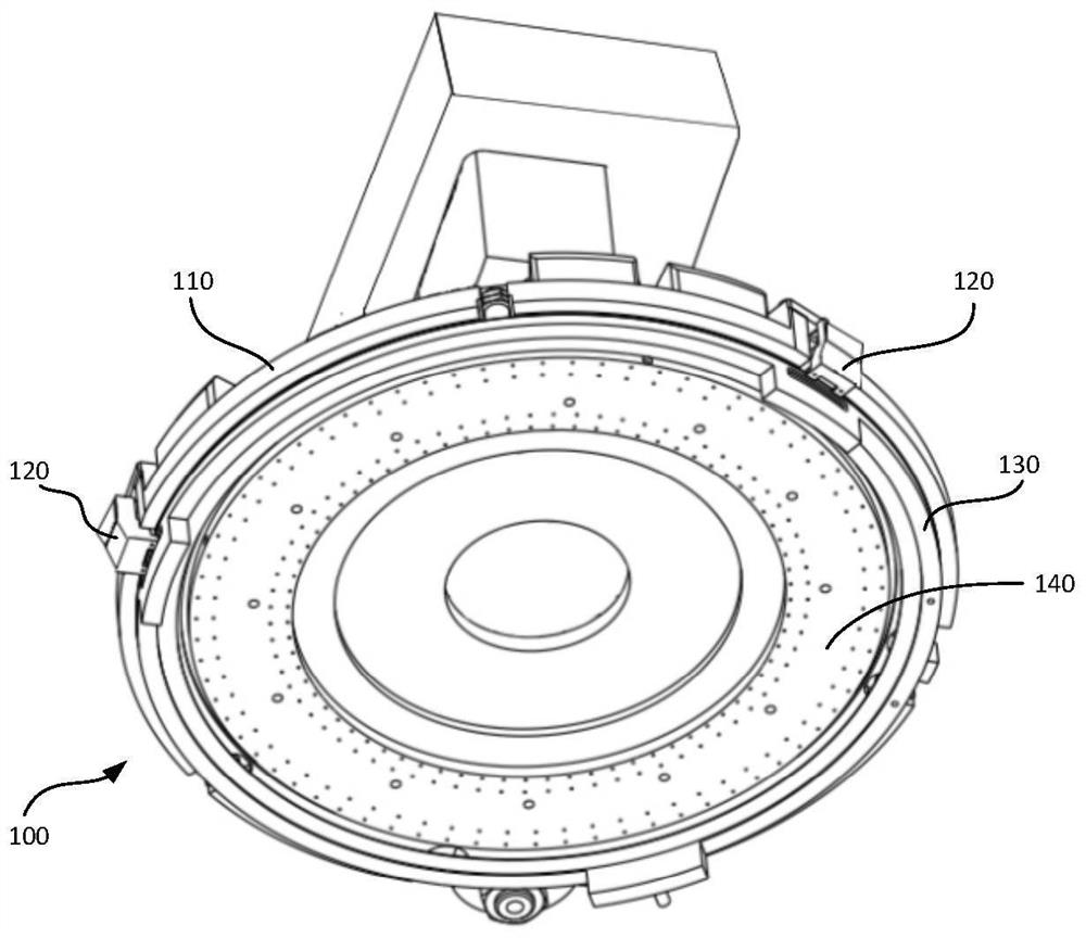 A substrate edge protection device, lithography equipment and protection method