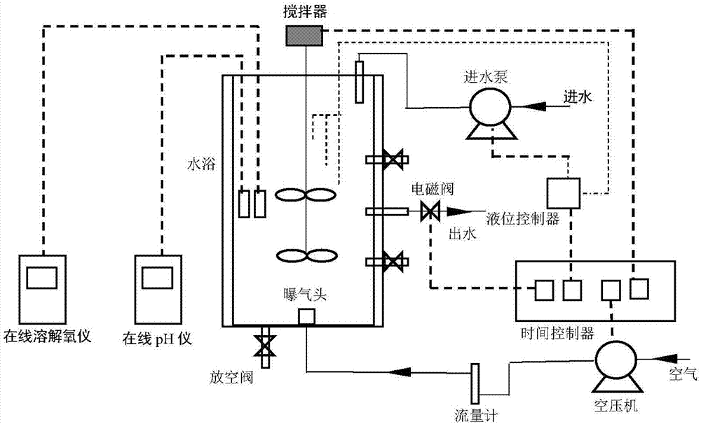 CANON (completely autotrophic nitrogenremoval over nitrite) for sewage with large fluctuating degree of COD/N (chemical oxygen demand/nitrogen)