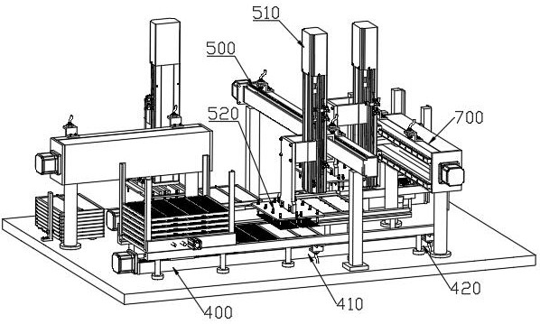 A stacking device for semiconductor lead frames