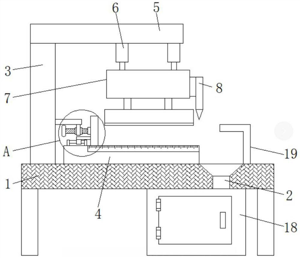 A bristle brush trimming device