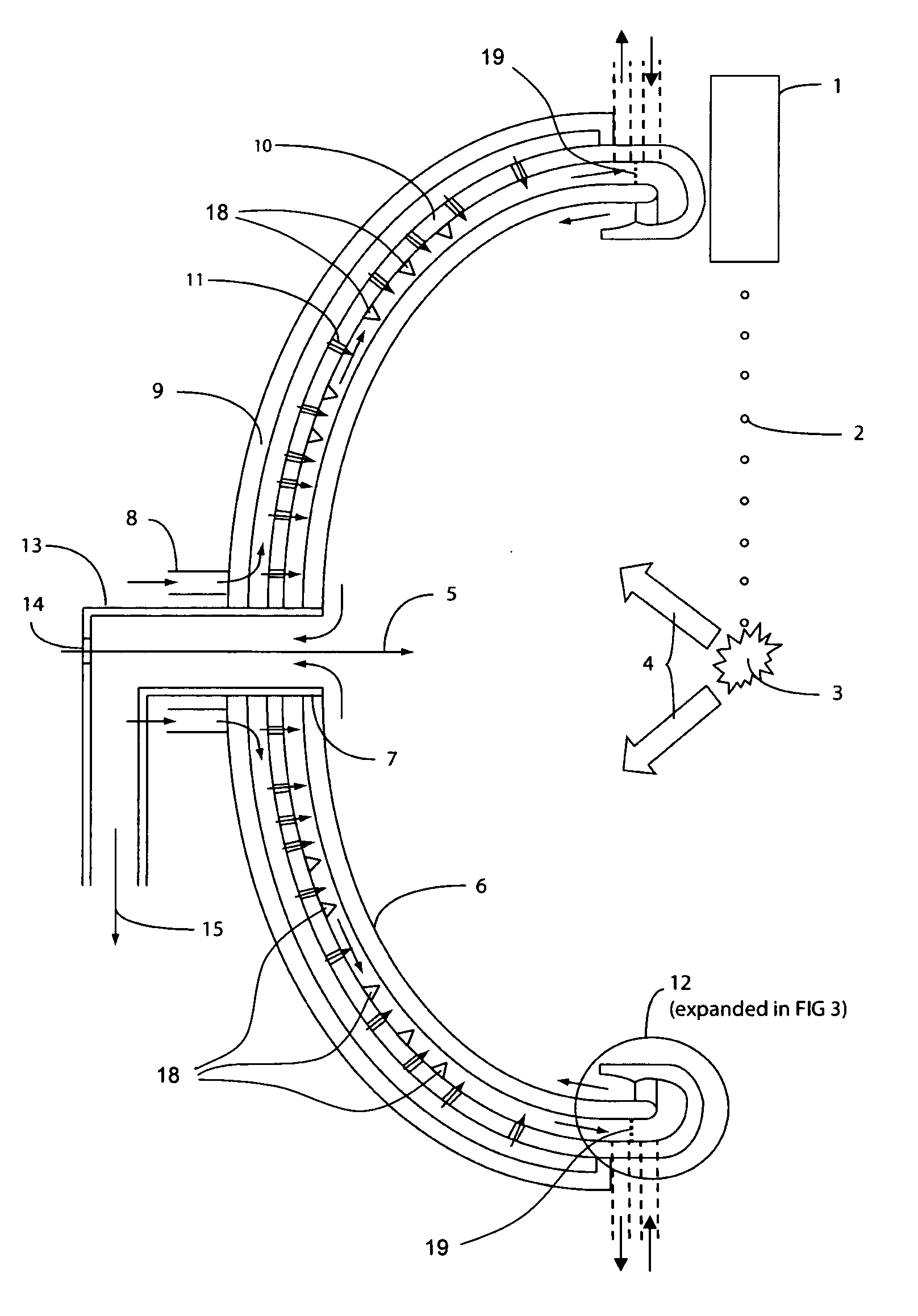 Extreme ultraviolet light source with a debris-mitigated and cooled collector optics