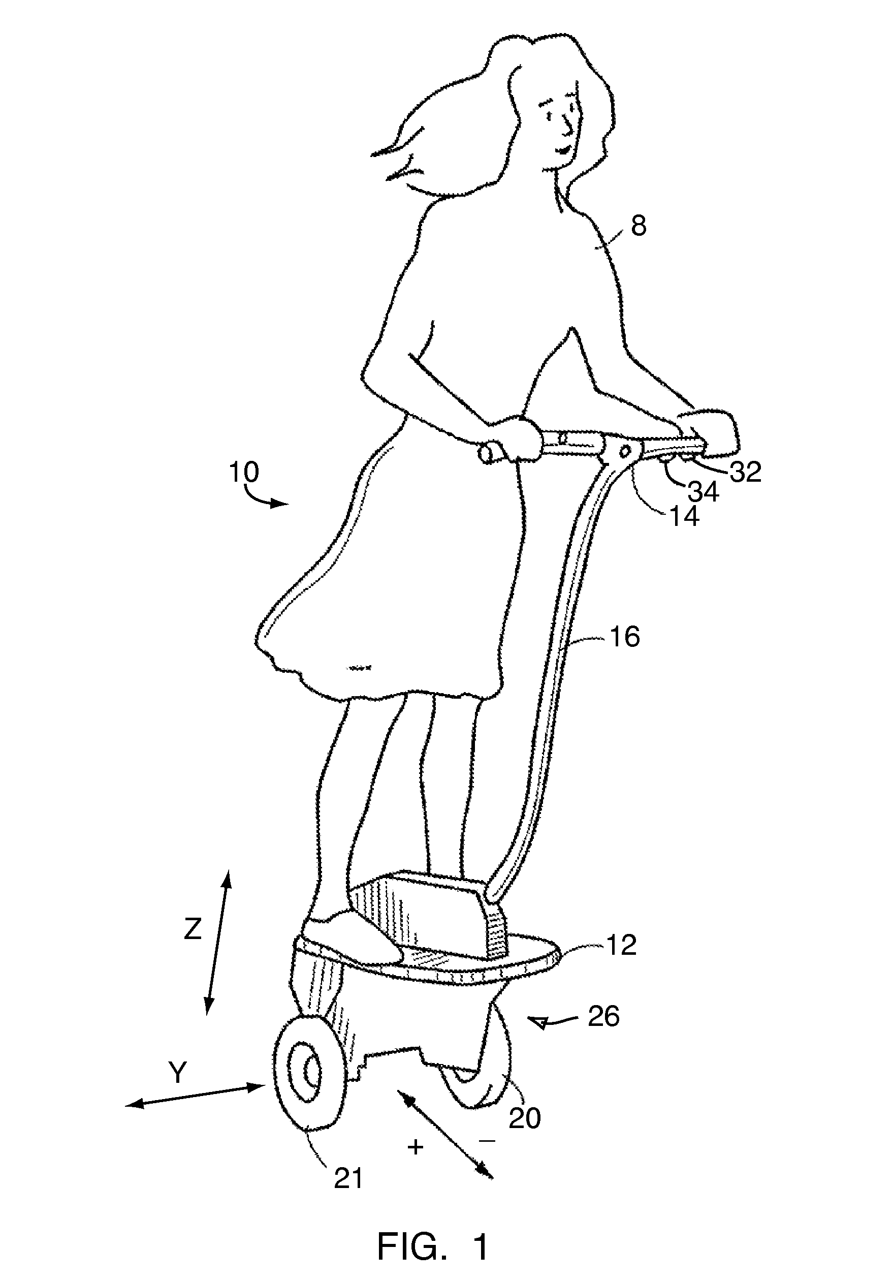 Guided control of a transporter