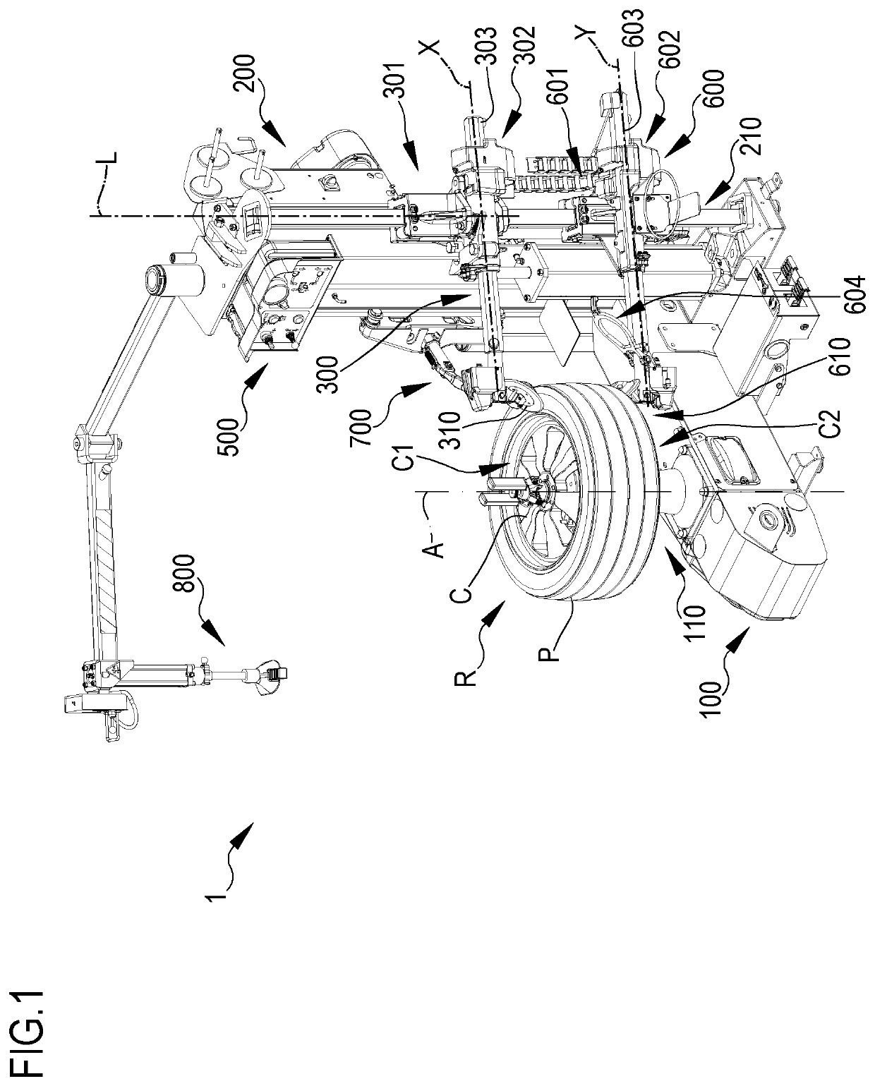 Tyre-removal apparatus