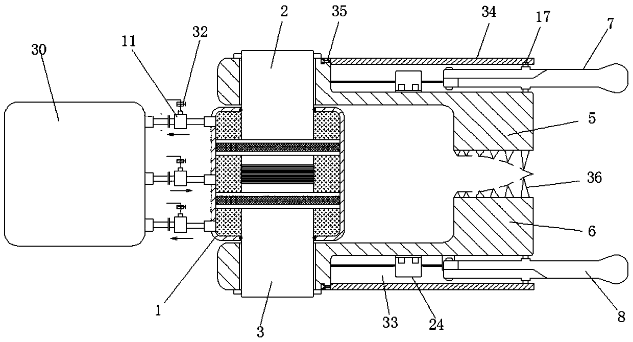 Clamp type fixing device