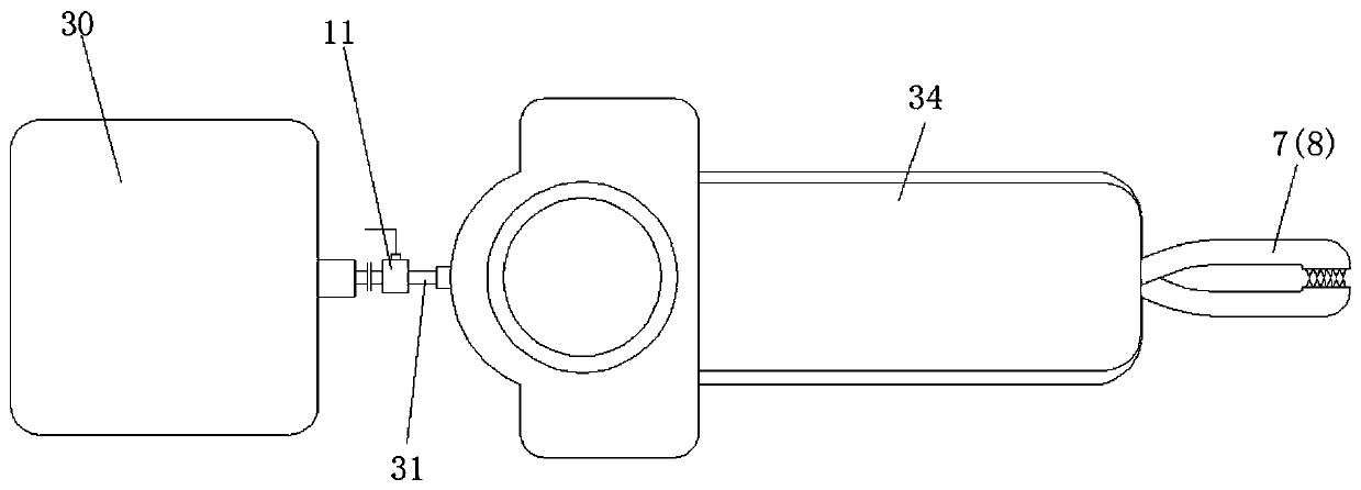 Clamp type fixing device