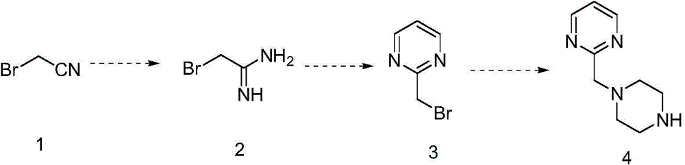 Method for preparing 2- substituted pyrimidine derivative