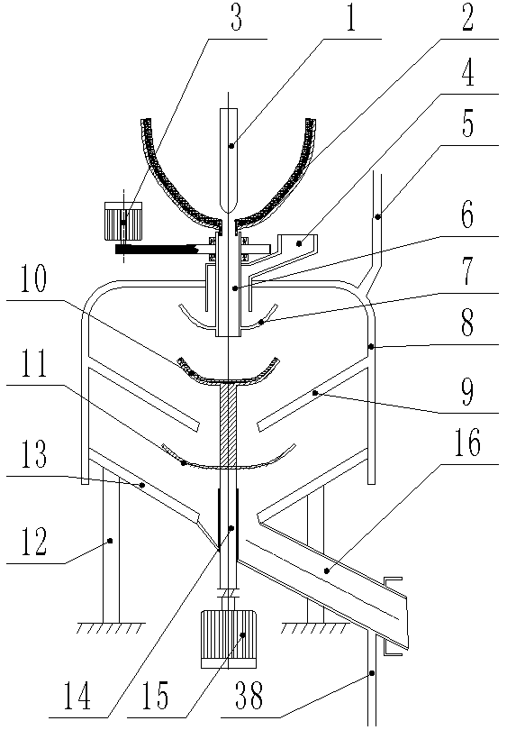 Centrifugal slag granulation and waste heat recovery system