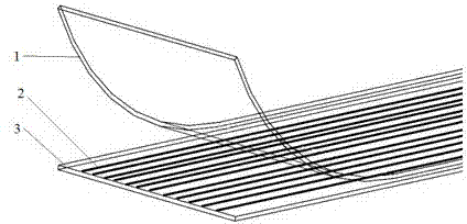 Composite graphite grounding material with low skin effect and preparation method for composite graphite grounding material