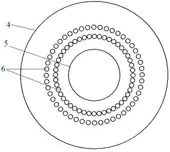 Composite graphite grounding material with low skin effect and preparation method for composite graphite grounding material