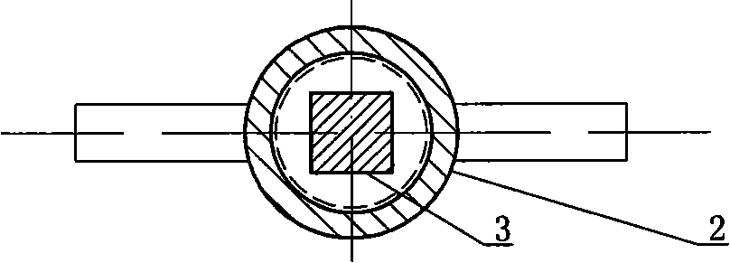 Press-extending type anchor