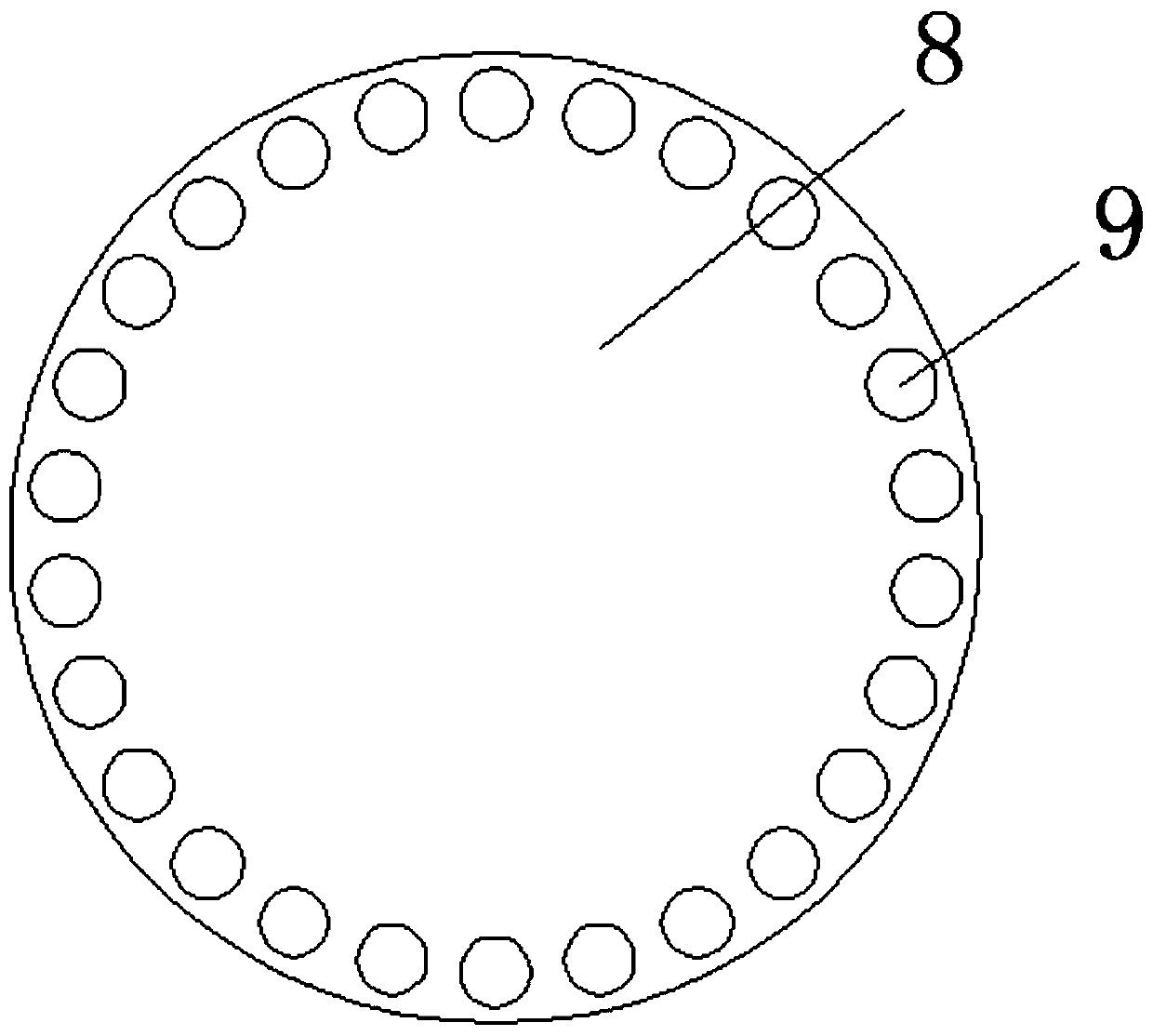 Orthopaedic perforating treatment couch convenient for angle adjustment