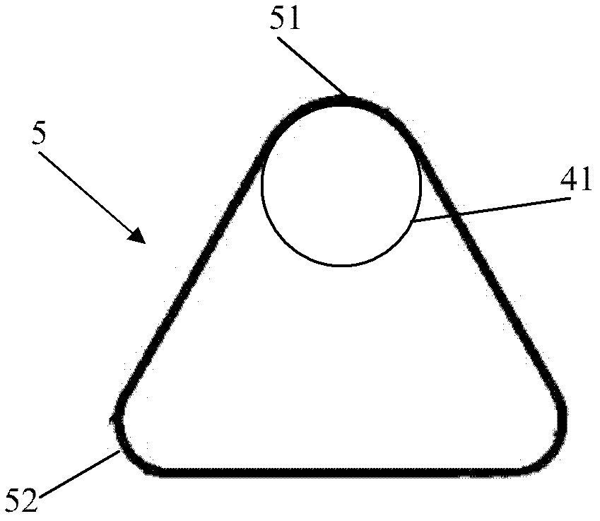 Opening and closing structure of pull-down oven door