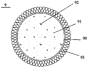 Tubular double-layer crimping device with steel armour