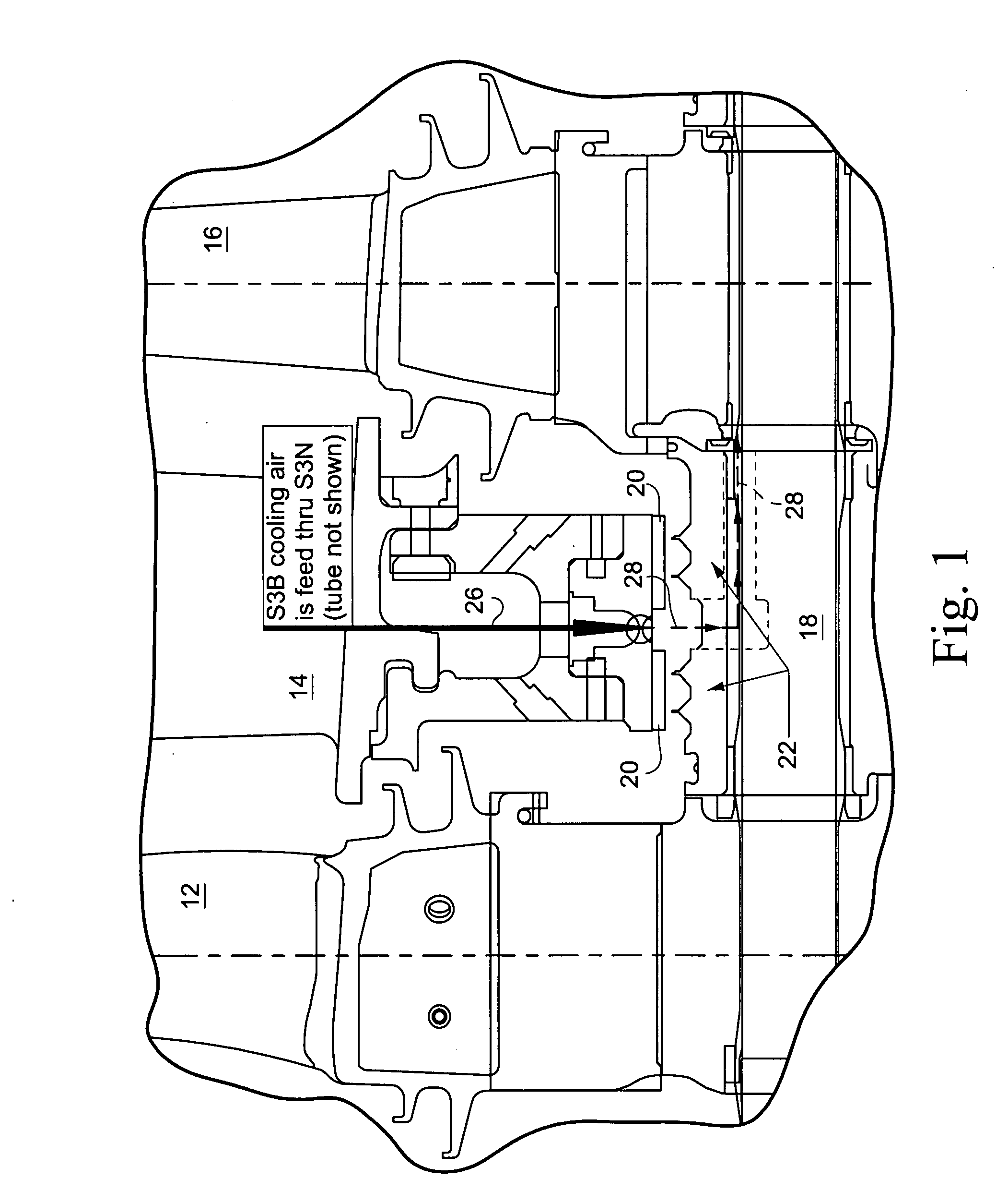 Labyrinth compression seal and turbine incorporating the same