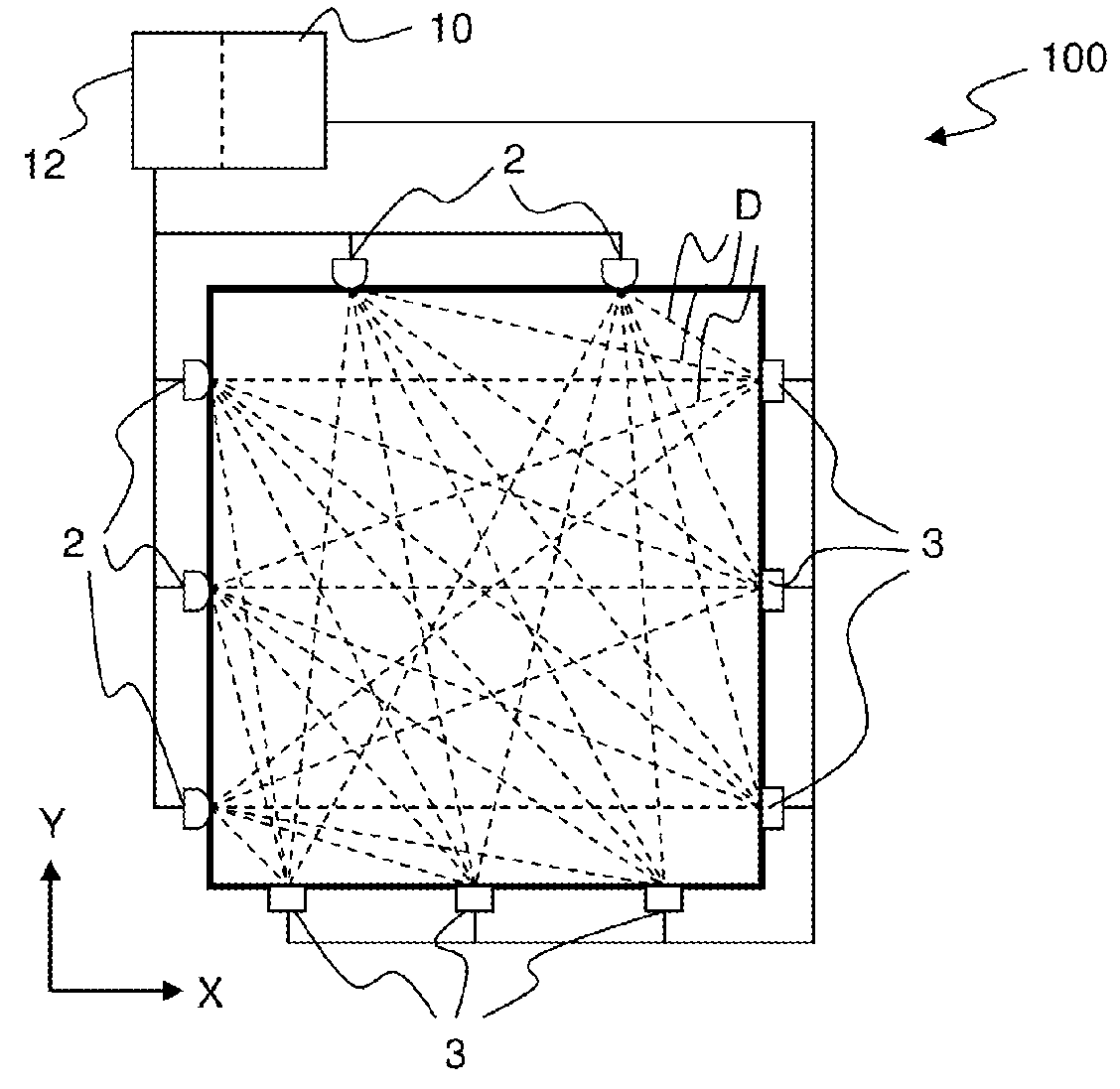 Multi-touch detection in a touch system