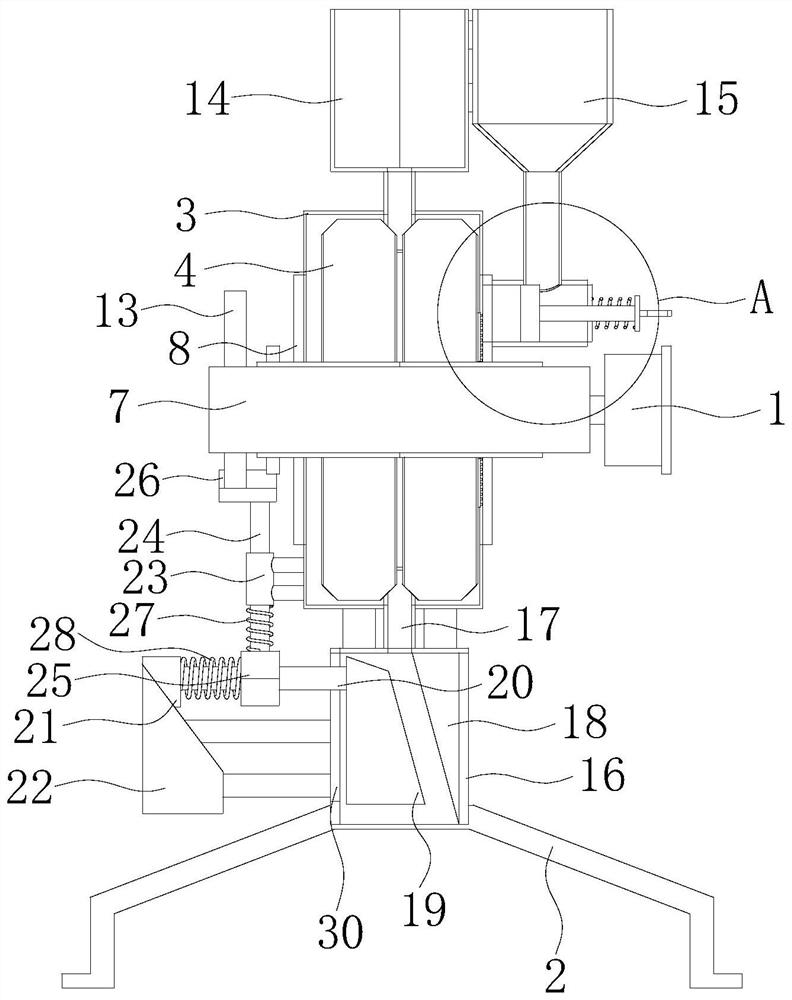 Medicine treatment device for oncology department and use method thereof