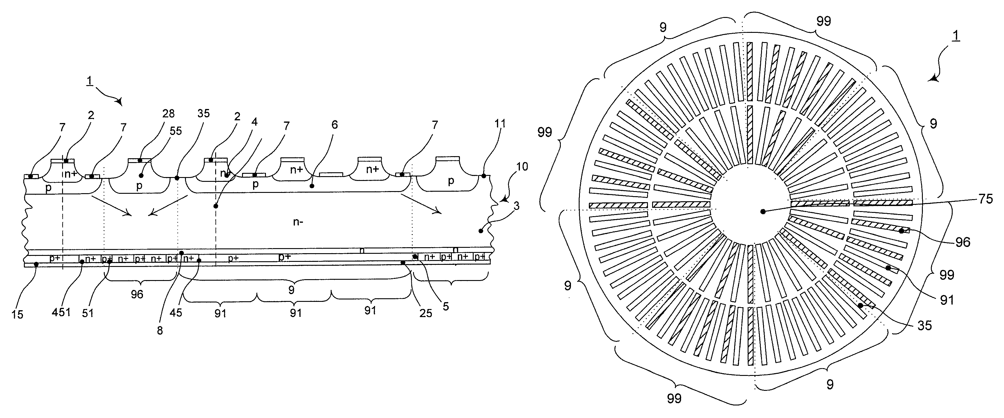 Reverse-conducting power semiconductor device