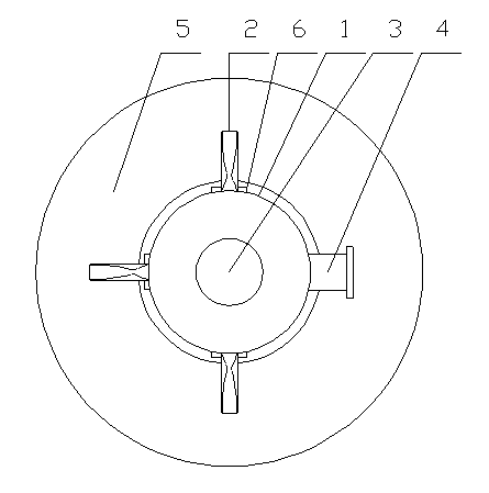 Detachable underwater jet aeration device with laval spraying pipes