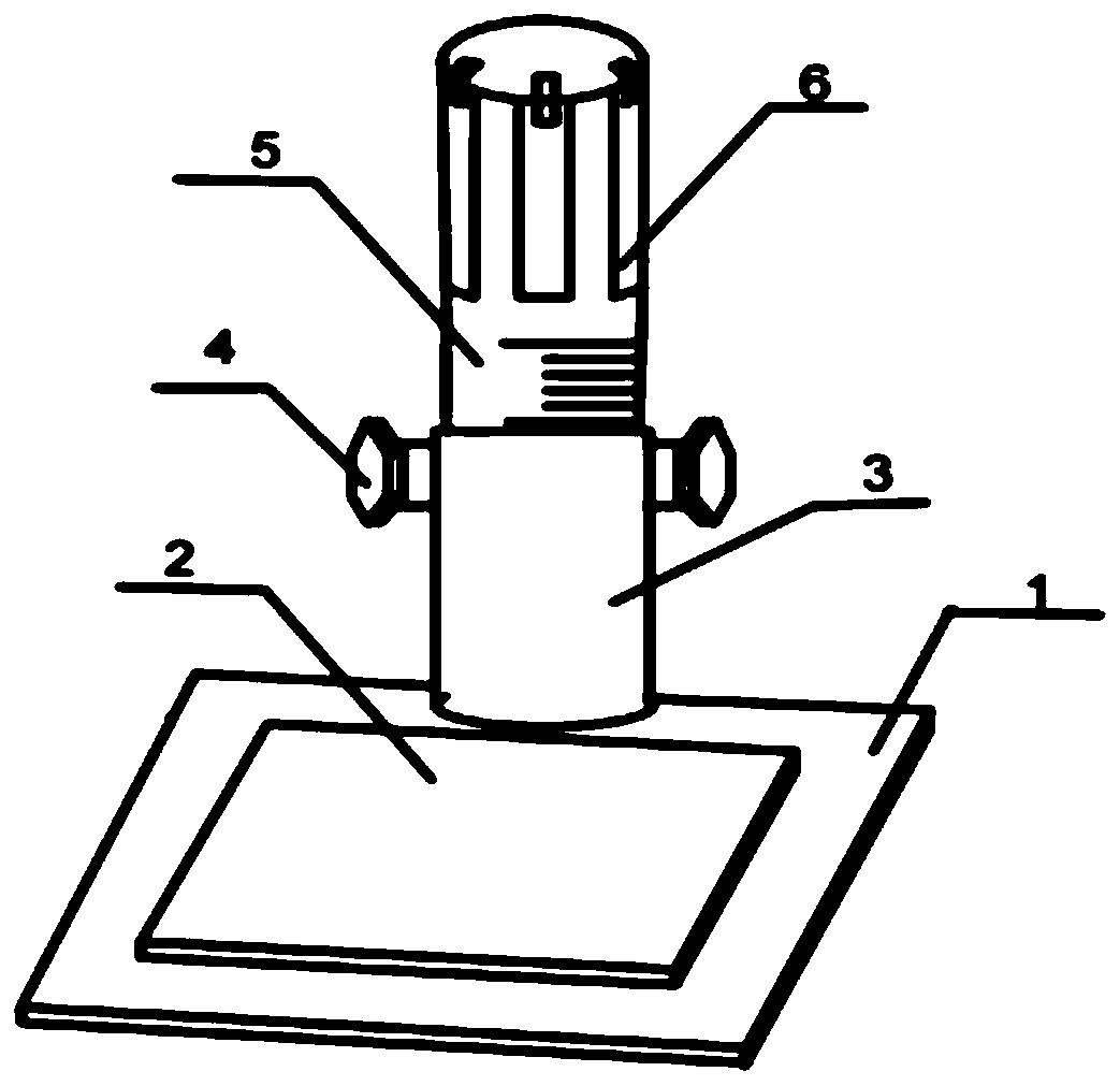 Photocatalytic performance testing device under monochromatic light irradiation